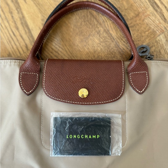 Longchamp Le Pliage Tote Bag Purse Original Tan - Picture 7 of 9